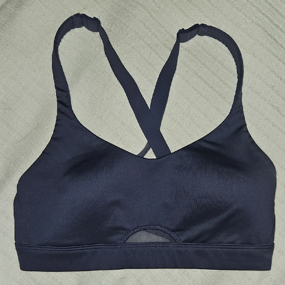 Victoria Sport Slate Blue Sports Bra - Picture 1 of 3